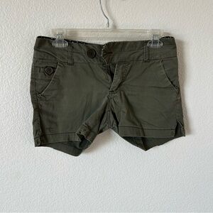 FSR Olive Green Low Rise Women's Cargo Utility Gorpcore Shorts